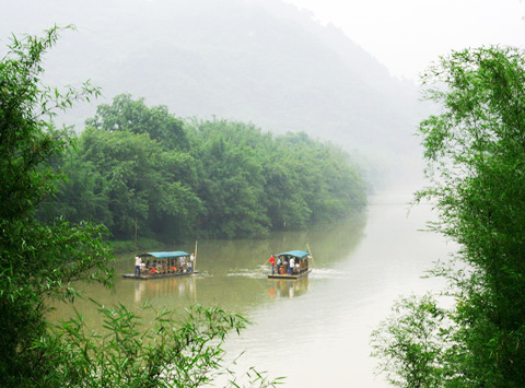 清远阳山县水口鱼水旅游风景区