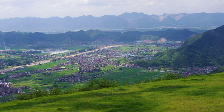 杭州常安镇富阳永安山滑翔基地